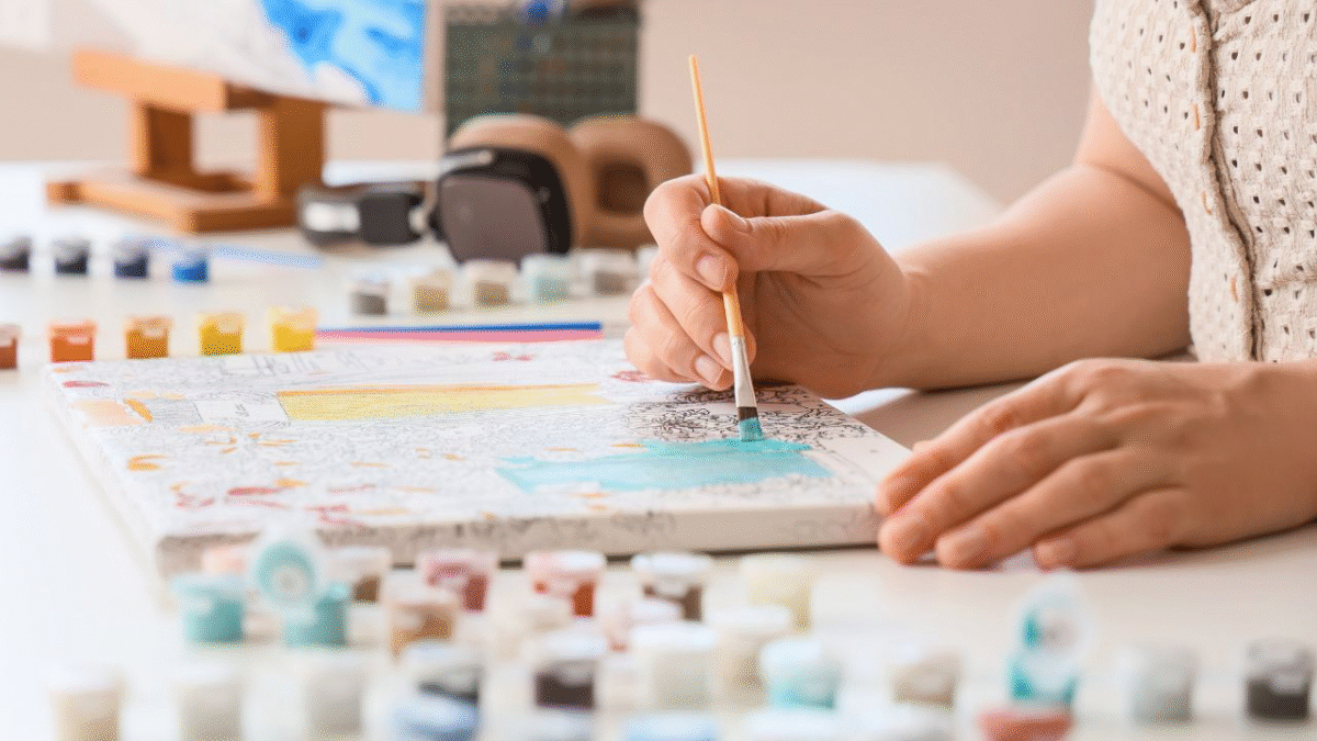 Painting by numbers: Why is this hobby so popular?