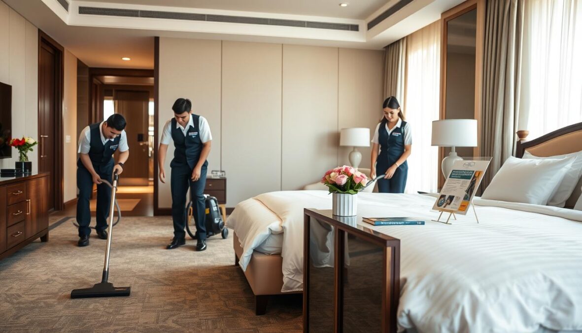 Mobile Reinigungsservices für Hotels
